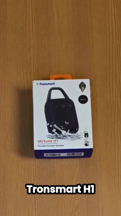 Tronsmart Mirtune H1 Parlante Bluetooth Impermeable 20 Horas Negro