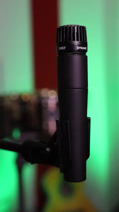 Micrófono Shure SM SM57-LC Dinámico Cardioide color negroS