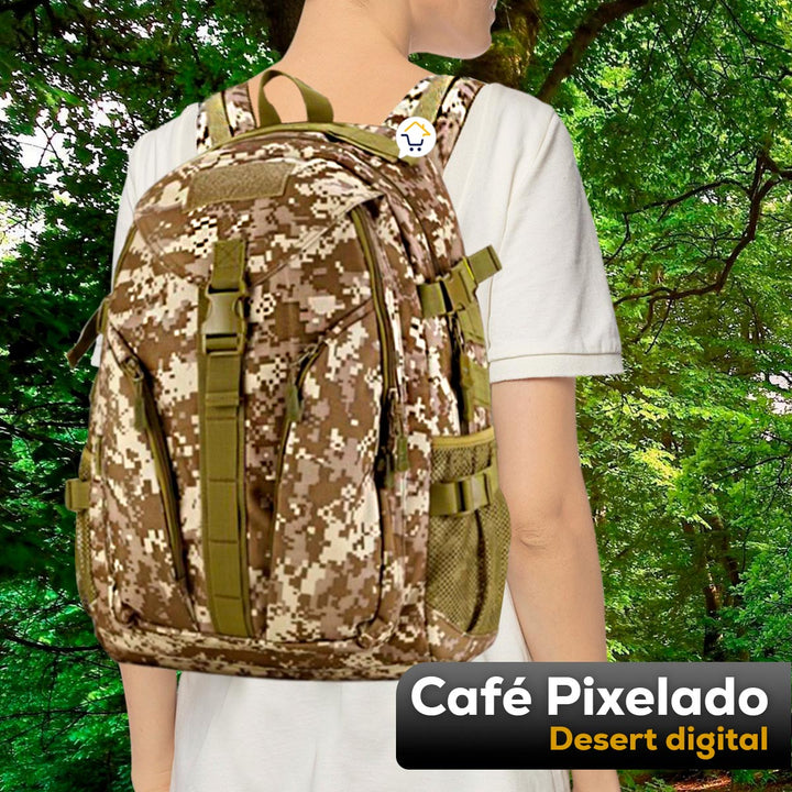Morral Militar Táctico 40 Litros Impermeable Camping Senderismo 9035