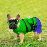 Disfraz Superhéroe Mutante Para Perro Gato Mascotas Halloween GD01HULK
