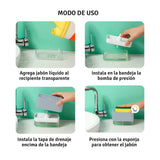 Dispensador Jabón Lavaplatos Esponja Cocina Jsm-127