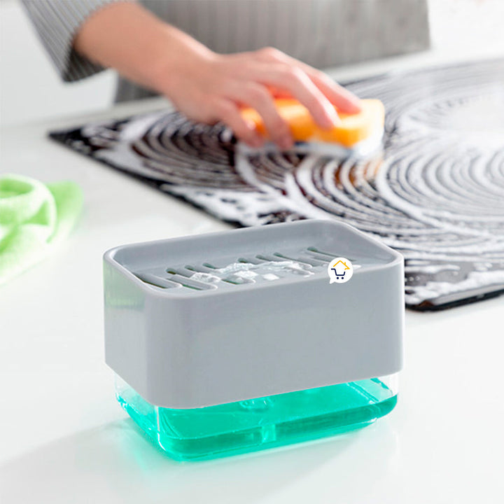 Dispensador Jabón Lavaplatos Esponja Cocina Jsm-127