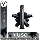 VAPEADOR VUSE EPOD2 DISPOS NEGRO