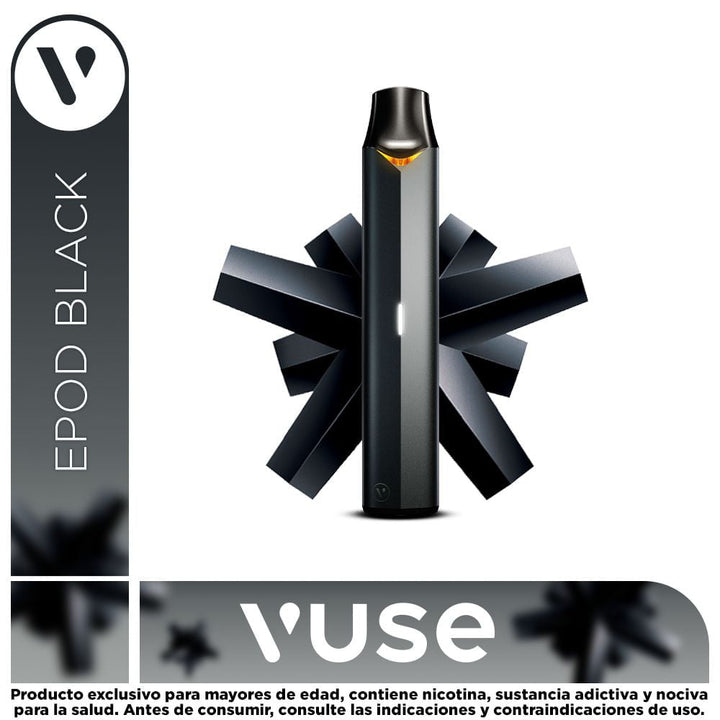 VAPEADOR VUSE EPOD2 DISPOS NEGRO