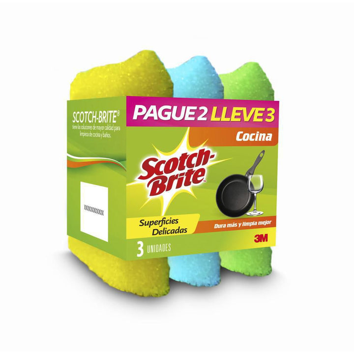 ESPONJA SCOTCHBRITE CURLY PAG2 LLE3