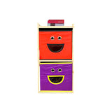 Estante Organizador De Madera Con 2 Canastas