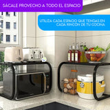 Estante Organizador Para Horno Microondas Repisa Ahorrador Espacio CENC-012