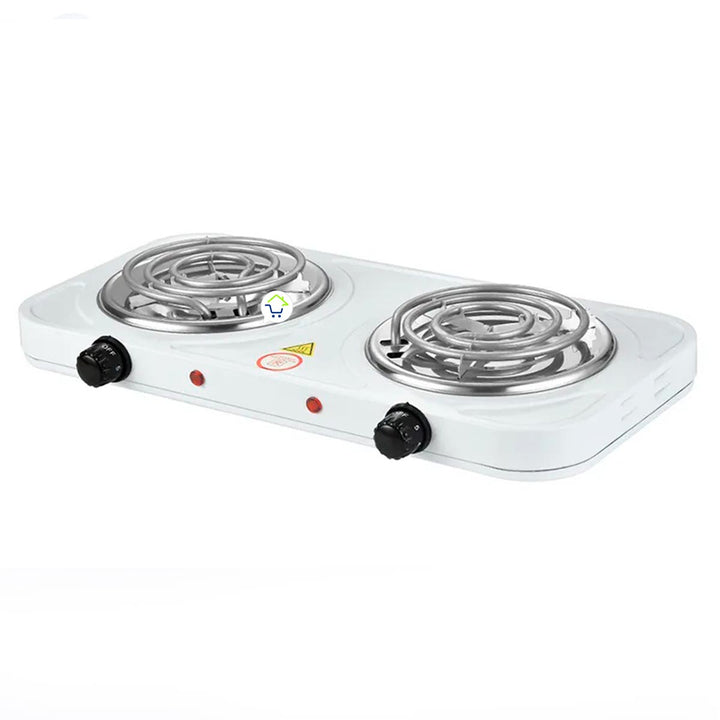 Estufa Eléctrica 2 Puestos Fogón 5 Niveles Temperatura X2020B