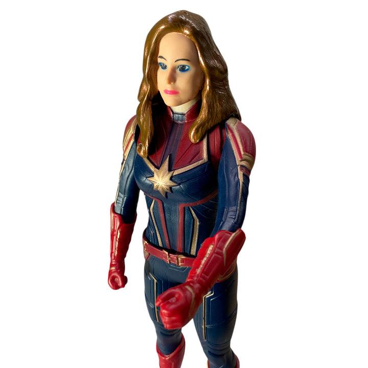 Figura De Acción Capitana Marvel Grande Súper Heroína Articulada Juguete 3342