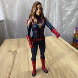 Figura De Acción Capitana Marvel Grande Súper Heroína Articulada Juguete 3342