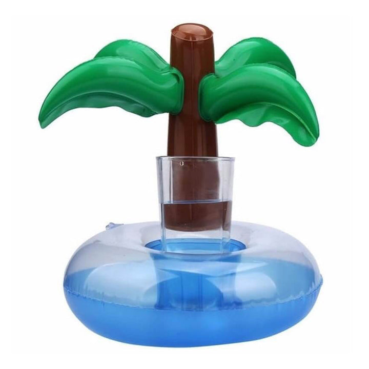 Flotador Palmera Portavasos Inflable Piscina Pool Party FD06-EHS