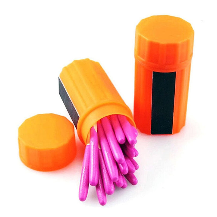 Fósforos Impermeables X20 Para Camping Senderismo F01