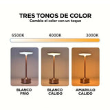 Lámpara de Escritorio Táctil Inalámbrica Recargable 3 Modos de Luz N345-1