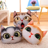 Cojín De Gatos 3D X3 Decoración Almohada FDCG3D