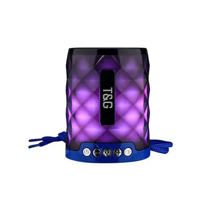 Mini Altavoz Bluetooth Inalambrico TG155 con Luces LED de Colores