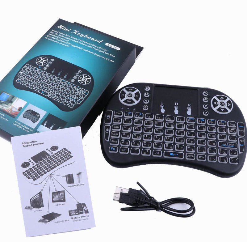 Mini Teclado Inalámbrico para Smart TV Celulares y PC