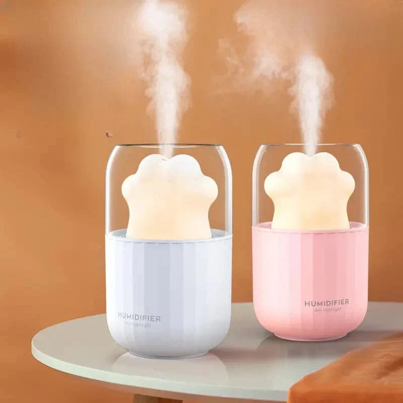 Humidificador difusor diseño de patica de gato 300ml