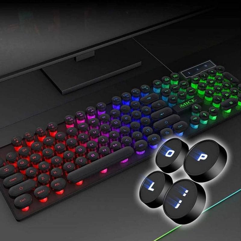 Teclado Gamer Imice AK800 RGB 104 Teclas