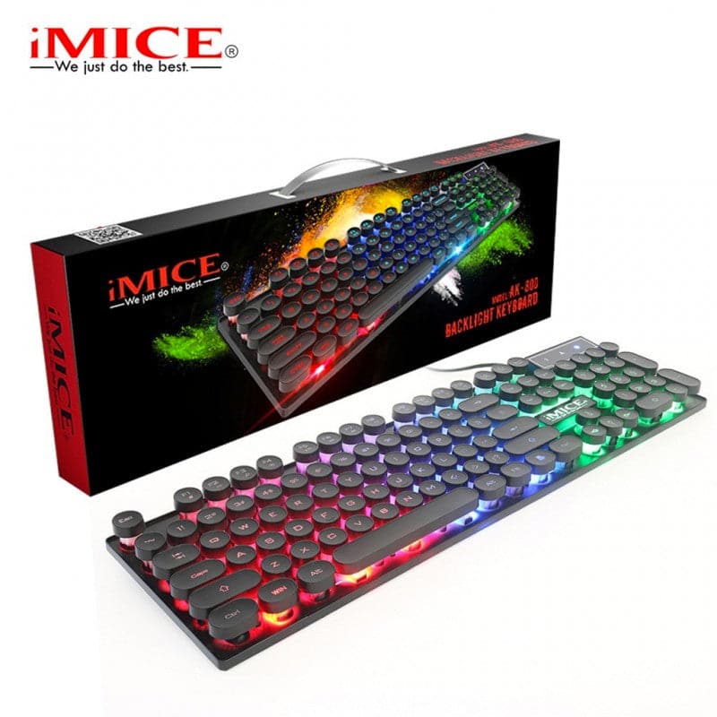 Teclado Gamer Imice AK800 RGB 104 Teclas