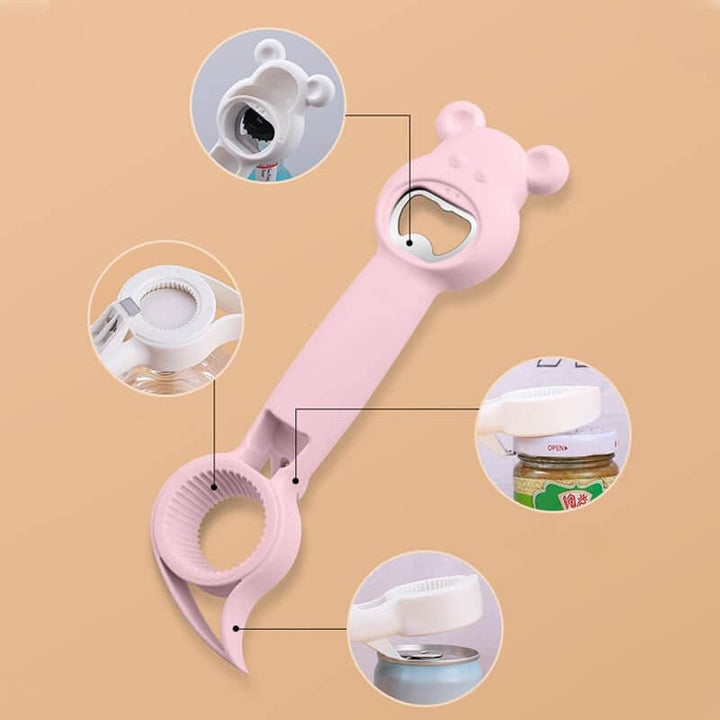 Abrebotellas creativo 4 en 1