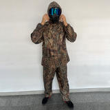 Impermeable Moto Camuflado 2 Piezas Chaqueta Capucha + Pantalón + Bolso 188