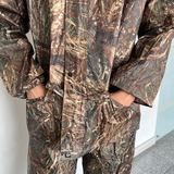 Impermeable Moto Camuflado 2 Piezas Chaqueta Capucha + Pantalón + Bolso 188