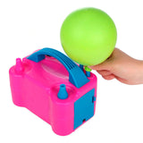 Inflador De Globos Eléctrico Automático Doble Boquilla 73005
