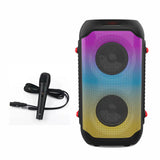 Radio Parlante/Cabina Recargable USB RGB JQS4401 ¡Envio Gratis!