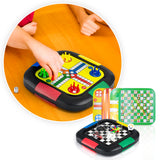 Juego De Mesa 7 En 1 Familiar Tablero Ajedrez Parques LS20