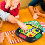 Juego De Mesa 7 En 1 Familiar Tablero Ajedrez Parques LS20