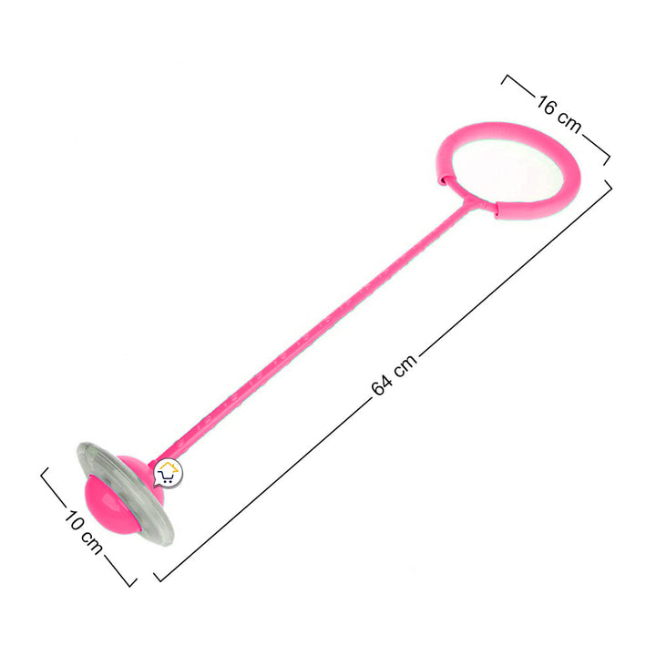 Juguete Saltarín Giratorio Hula Hula Pie Luces Lop1