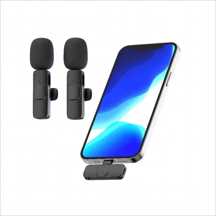 Microfono Inalambrico Recargable Solapa Doble K9