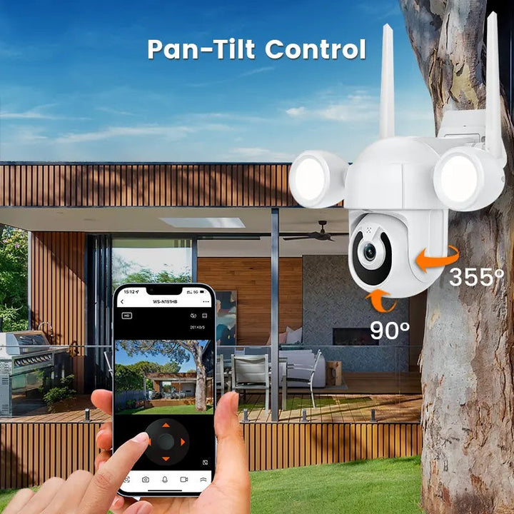 Cámara Wifi Exterior PTZ Iluminación  KJB-T18