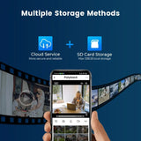 Cámara Wifi Exterior PTZ Iluminación  KJB-T18