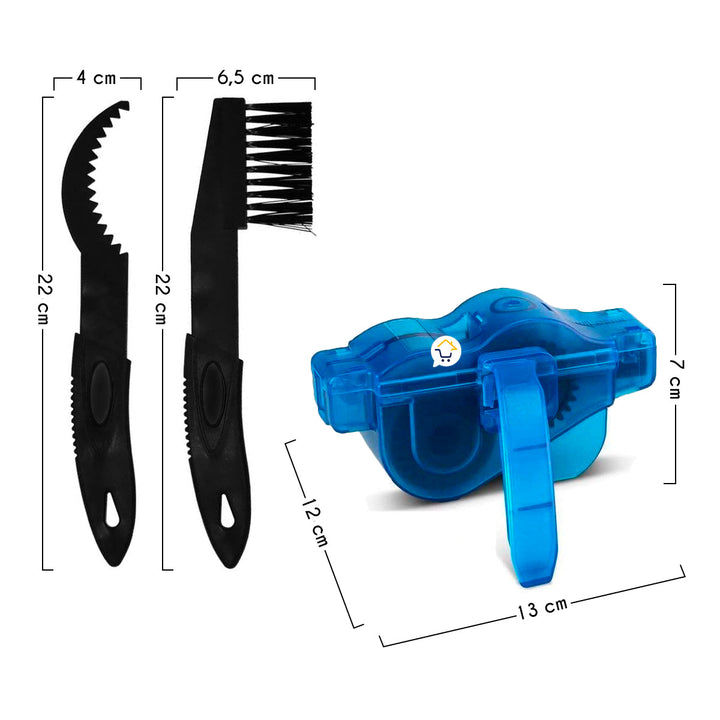 Kit Limpiador De Cadena Bicicleta Cepillo Mantenimiento B80