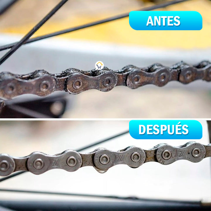 Kit Limpiador De Cadena Bicicleta Cepillo Mantenimiento B80