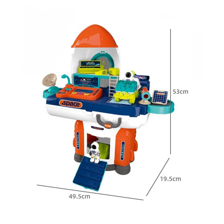 SET DE COHETE ESPACIAL INTERACTIVO CON ACCESORIOS 008-501A MUNBE