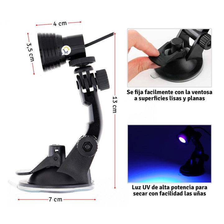 Lámpara UV Secadora Uñas LED Manicure Pedicure HC15832
