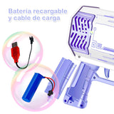 Lanzador De Burbujas Eléctrica Infantil Juguete Burbujero PB475