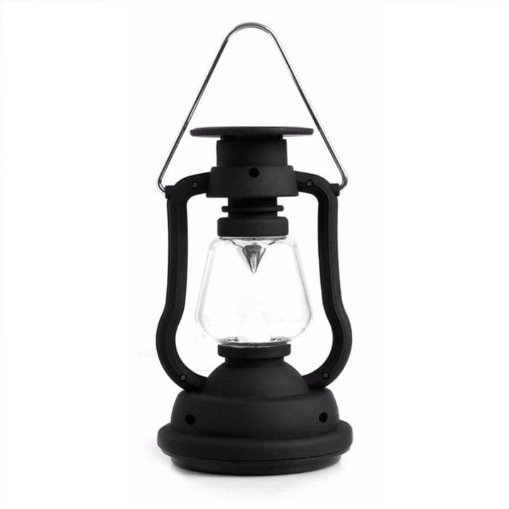 Luz Solar Recargable Estilo Vintage Lámpara De Aceite