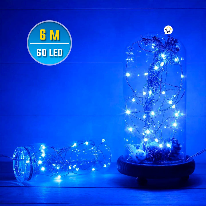 Luces Micro Led Alambre X60 Extensión Luz 6 Metros X60L