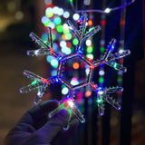 Luces Led Estrellas y Copos 470 Luces 6m Navidad 1632A