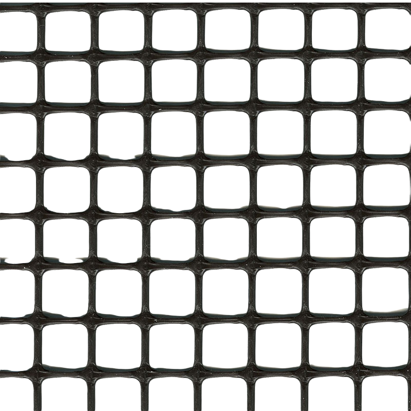 MALLA PLASTICA CUADRADA MULTIUSOS 15X15 NEGRA (ROLLO 30MTS)