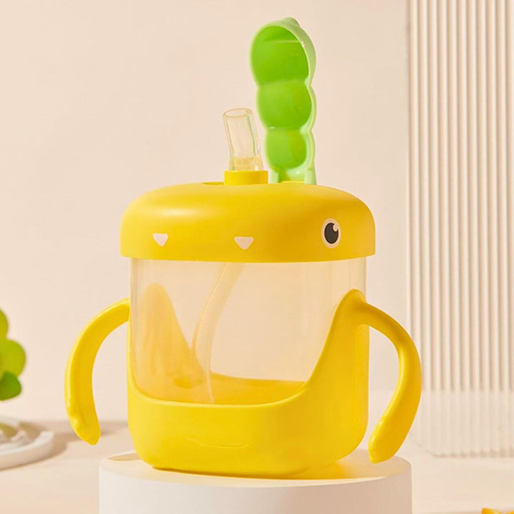 VASO ENTRENADOR PARA BEBÉ CON DISEÑO DE DINOSAURIO 300ML 35157-9 MUNBE