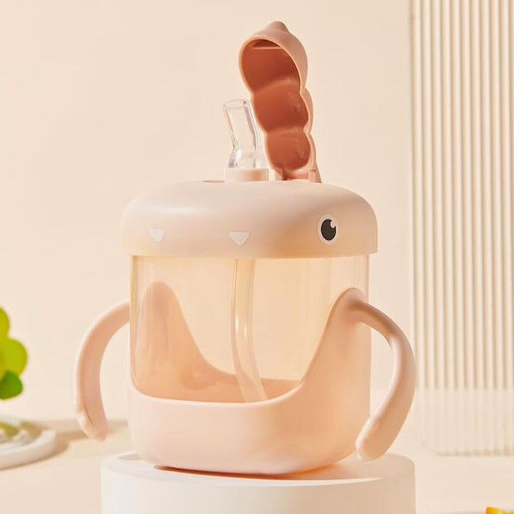 VASO ENTRENADOR PARA BEBÉ CON DISEÑO DE DINOSAURIO 300ML 35157-9 MUNBE