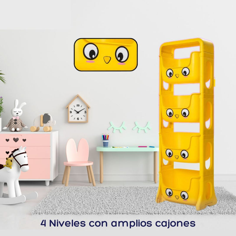 ESTANTE ORGANIZADOR DECORATIVO POLLITO 4 NIVELES ARMATY