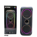 Parlante/Cabina De Sonido Bluetooth De 8" y Retroiluminado MS-2041BT