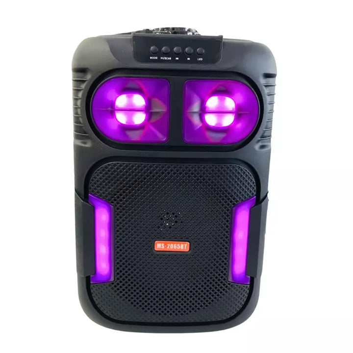 Parlante/Cabina De Sonido Bluetooth Con 20w De Potencia Y Retroiluminado RGB MS-2065BT