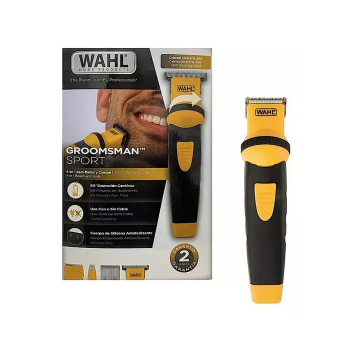 Máquina Wahl Groosman Sport Con Cuatro Cabezales Intercambiables 3023726