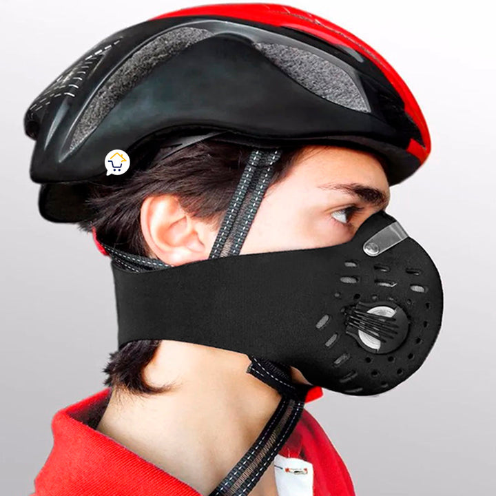 Mascara Antipolución Tapabocas Filtro Mascarilla Ajustable MK